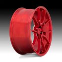 Niche Mono Kanan T113 Brushed Candy Red Custom Wheels 3